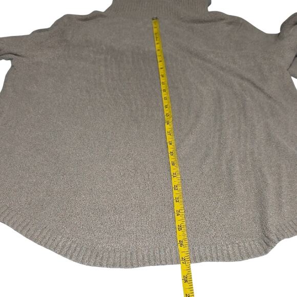 Rachel Zoe Womens Sz XL Gray Soft Cozy Neutral Ski Lodge Cowl Neck Sweater - Picture 6 of 9